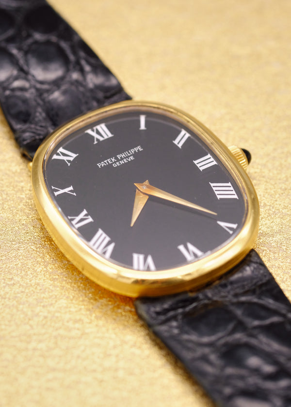 Patek Philippe Ellipse Onyx Dial 18K - 1990's