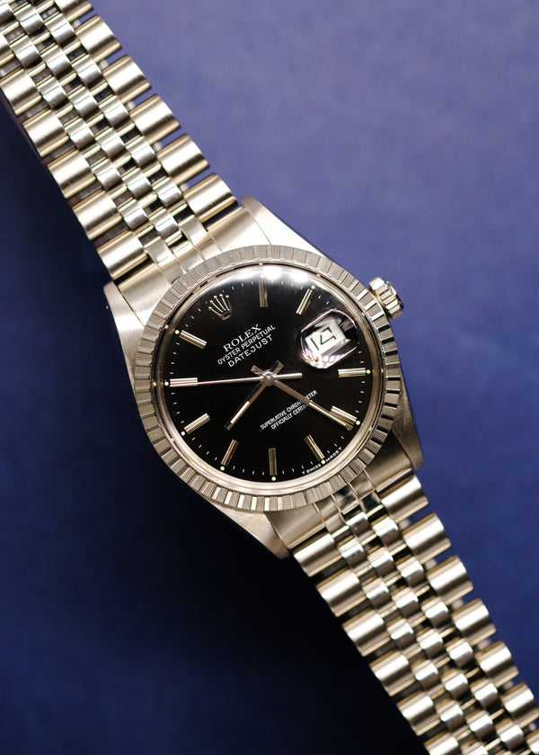 Rolex Datejust 16030 Black Cream Patina Dial - 1986