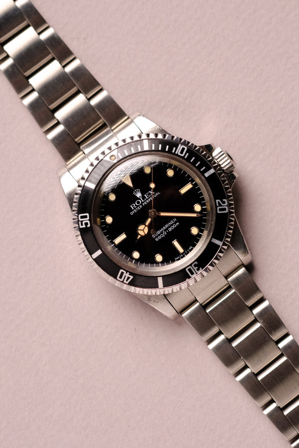 Rolex Submariner 5513 WGS Unpolished Cream Patina - 1984