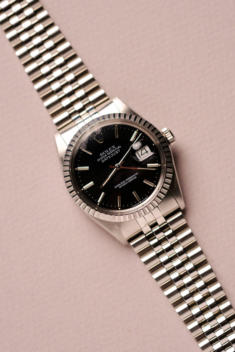 Rolex Datejust 16030 Black Cream Patina Dial - 1986