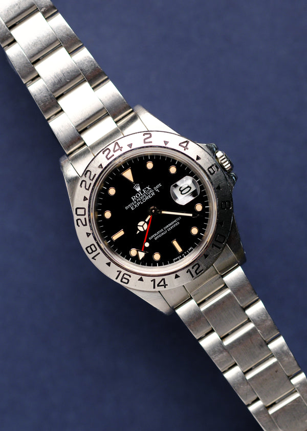 Rolex Explorer ii 16570 Cream Patina & Unpolished - 1989