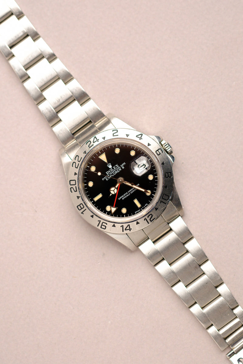 Rolex Explorer ii 16570 Cream Patina & Unpolished - 1989