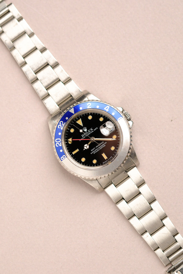 Rolex GMT Master 16700 Faded 'Ghost' Bezel Orange Patina - 1991