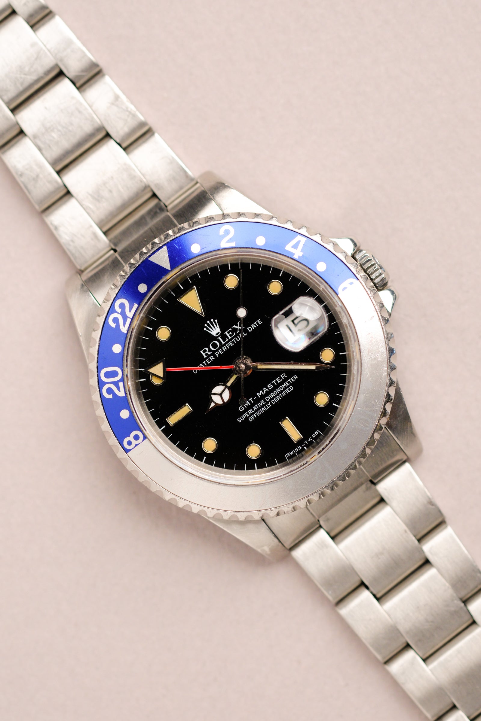 Rolex GMT Master 16700 Faded 'Ghost' Bezel Orange Patina - 1991