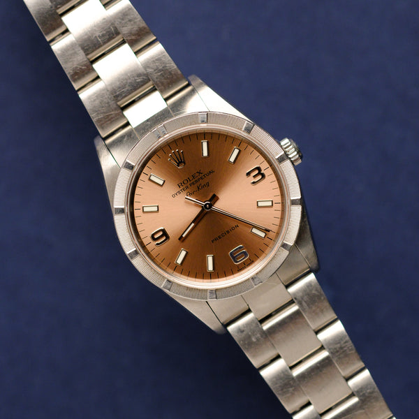 Rolex Air King 14010M Salmon Explorer Dial 2001 25 Dials