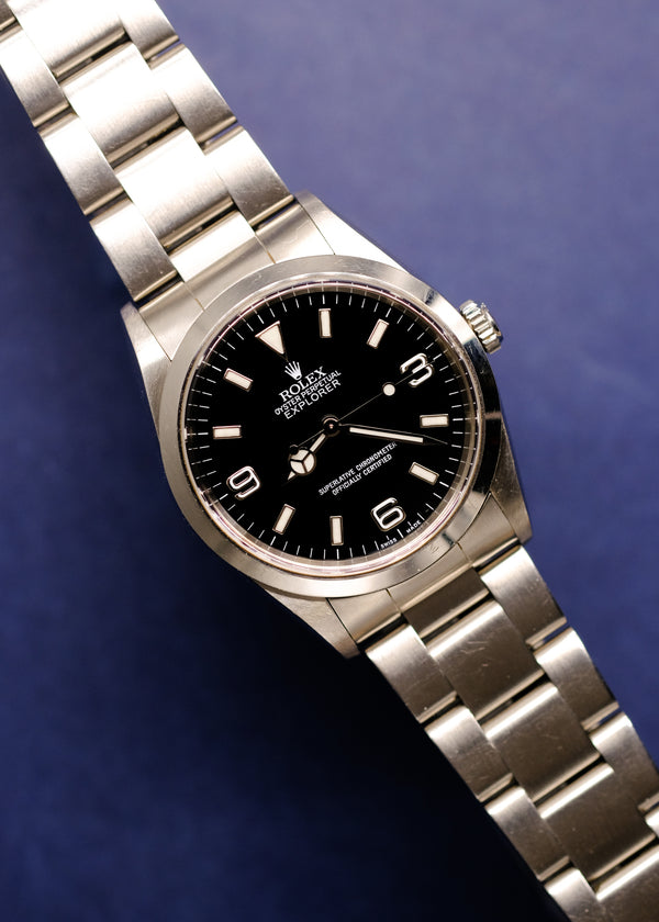 Rolex Explorer i 14270 Unpolished w/Papers - 1999