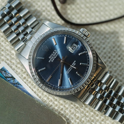 Rolex Datejust 16030 Blue Dial - 1980
