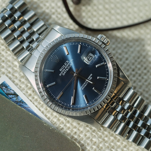 Rolex Datejust 16030 Blue Dial - 1980