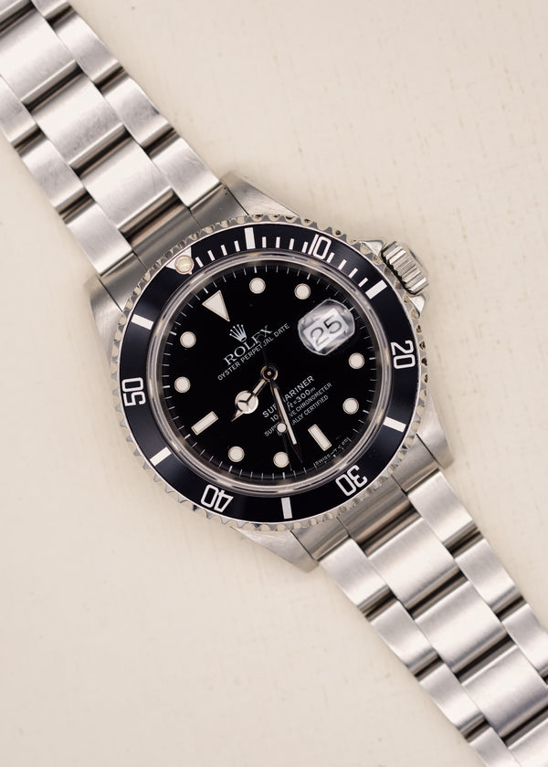 Rolex Submariner 16610 Cream Patina - 1991