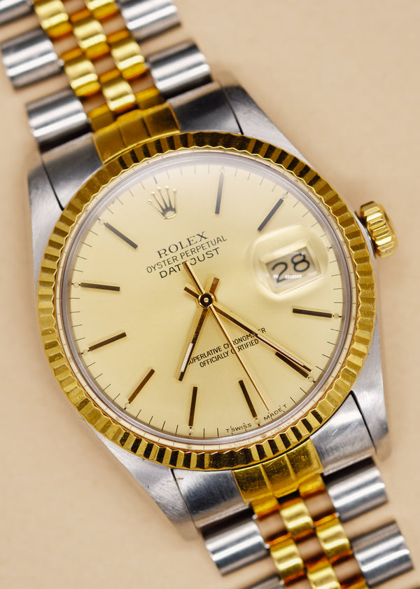 Rolex Datejust 16013 Two-Tone - 1986