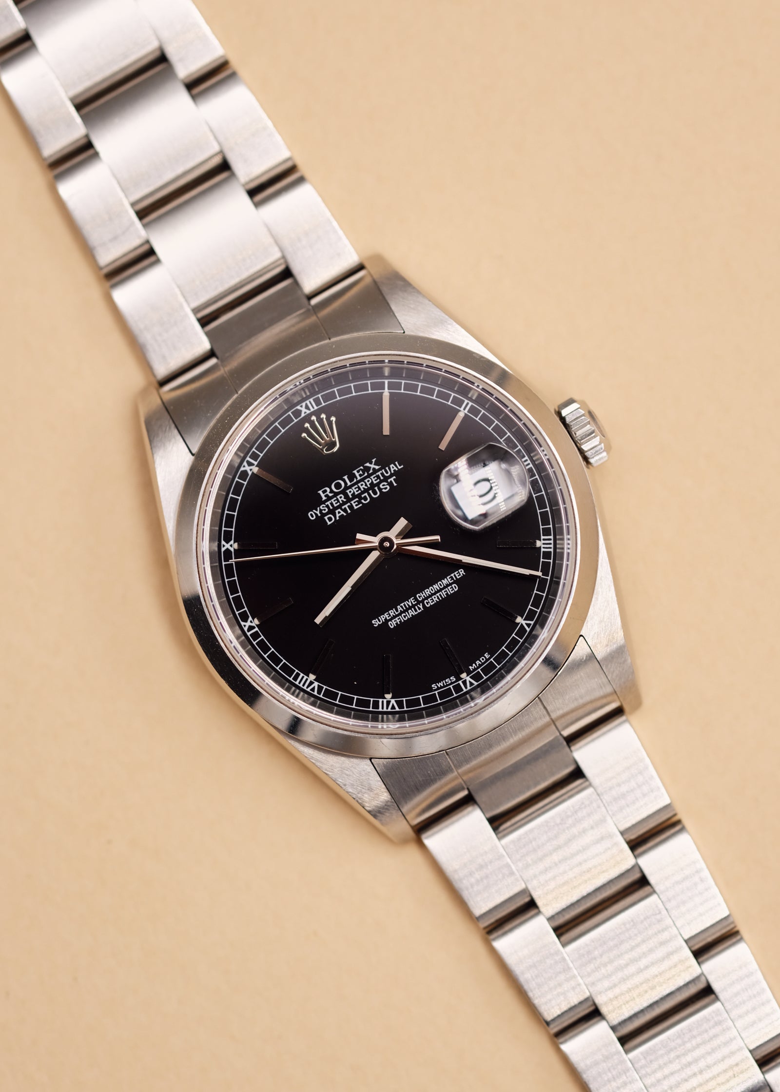 くろ Rolex Datejust 16200 Black 'Onyx' Dial - 2003/4/5 – 25 Dials