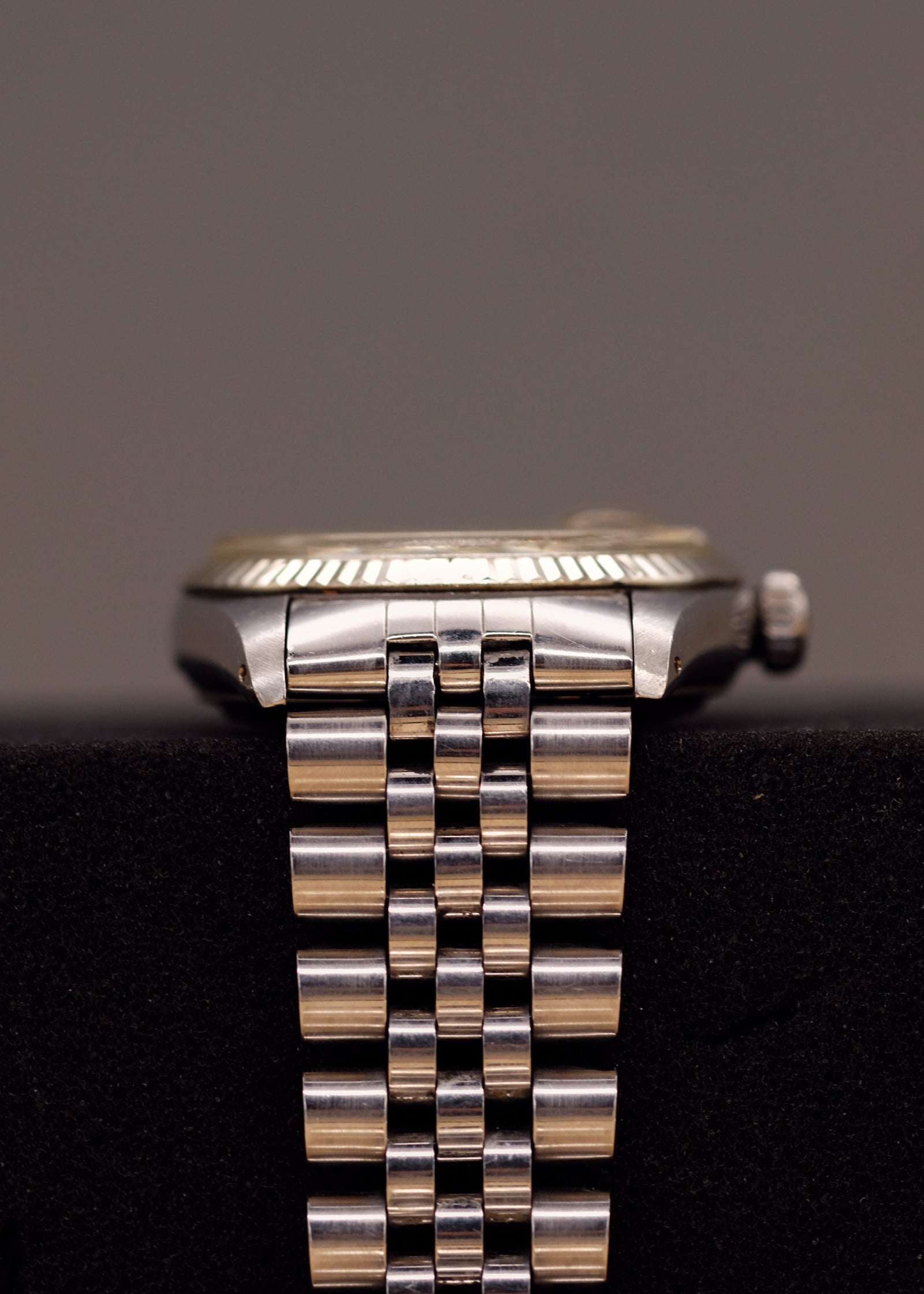 ワニ　　F Rolex Datejust 16014 Warm Pumpkin Patina - 1979 – 25 Dials