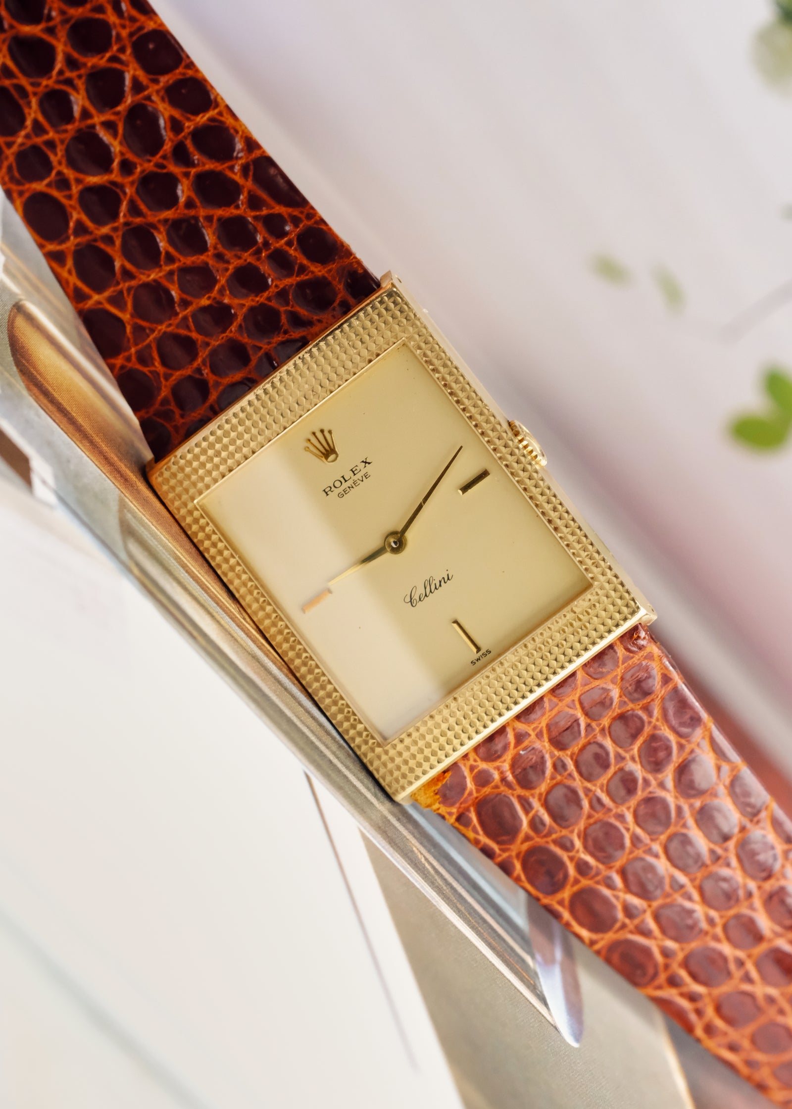 プ*♀様 ROLEX Cellini ゴールド 時計 Rolex Cellini 4127 Geneve 18k Yellow Gold Rolex 750 Buckle