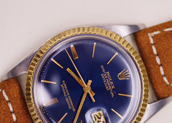 Rolex Datejust 1601 Indigo Sigma Dial - 1970