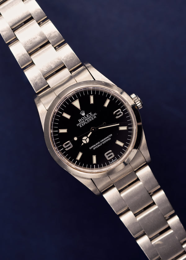 Rolex Explorer i 14270 'Swiss' Only Dial w/Box - 1999